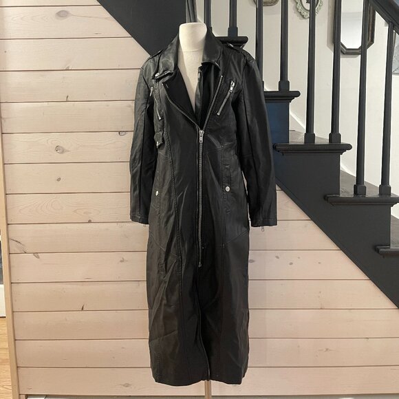 Free People Isabelle Vegan Moto Jacket NWOT Size XS - Picture 6 of 12